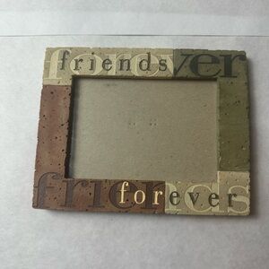 Earthy Tones Friends Forever Photo Frame